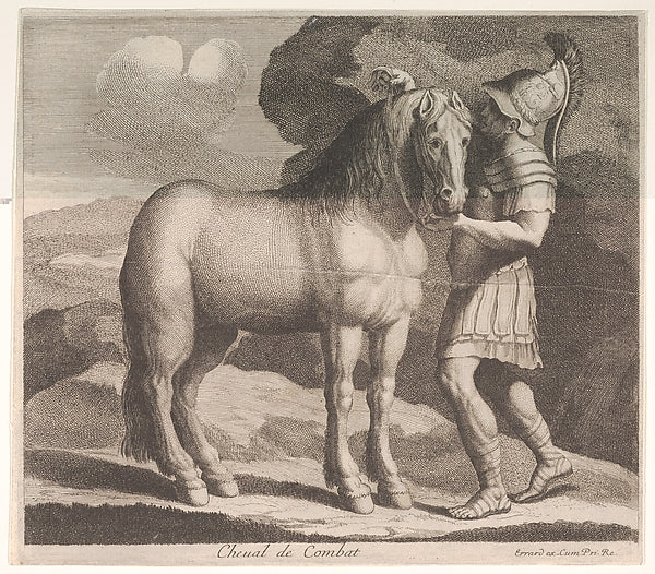 Cheval de Combat-Charles Errard le fils ,  Poster Print Wall Art