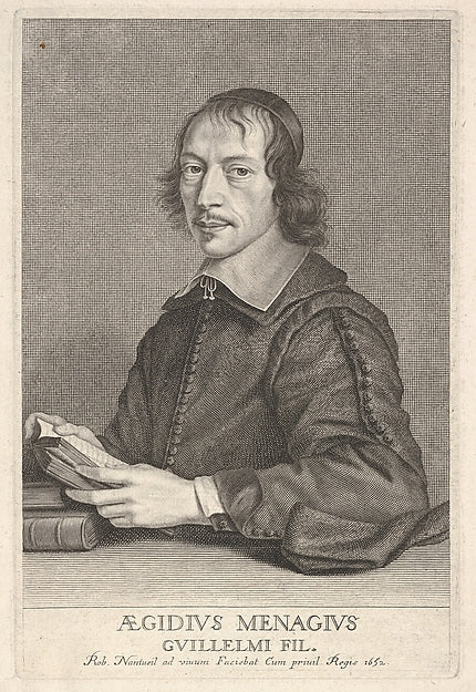 Gilles Ménage c1652-Robert Nanteuil,  Poster Print Wall Art