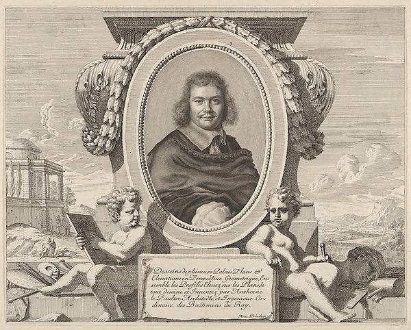 Robert Nanteuil:Portrait of Antoine Lepautre from Les Oeuvre-16x12"(A3) Poster