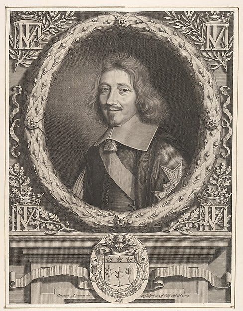 Chancelier Michel IV Le Tellier 1659-Robert Nanteuil,  Poster Print Wall Art