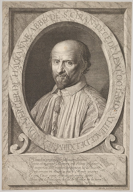 L'Abbé de Saint Cyran 17th cent-Jean Morin,After Philippe de, Poster Print