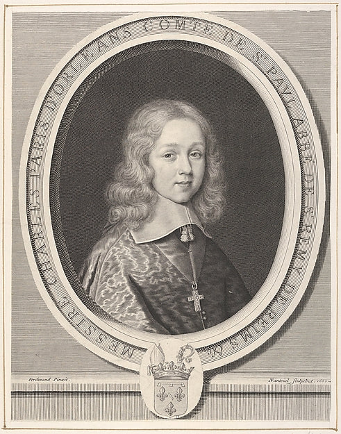 Charlels-Paris d'Orléans-Longueville  comte de Saint-Pol 1660-,  Poster Print Wall Art