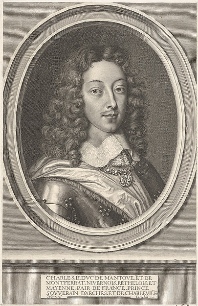 Charles II de Gonzague-Clèves  duc de Mantoue c1652-Robert Nan, Poster Print