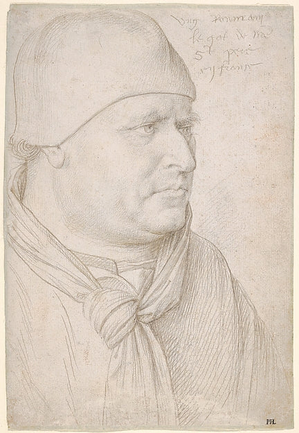 Portrait of an Ecclesiastic c1461-Jean Fouquet,  Poster Print Wall Art