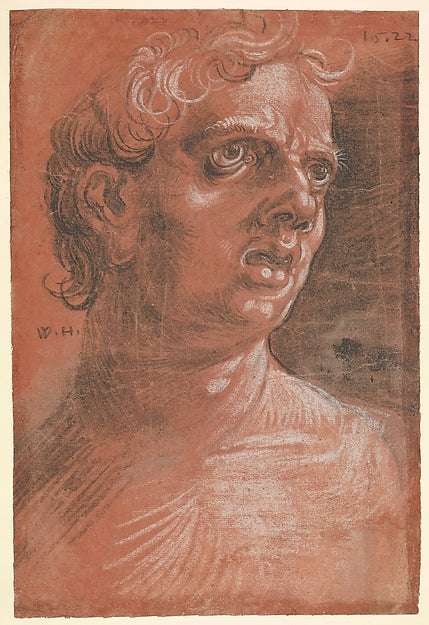 Bust of a Man 1522-Wolfgang Huber,16x12"(A3) Poster