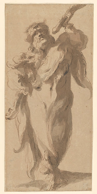 Samson  late 16th–early 17th cent-Jacques Bellange  c1575–1616,  Poster Print Wall Art
