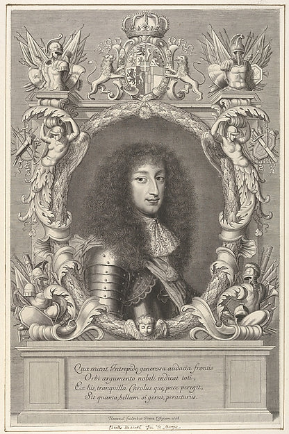 Charles-Emmanuel  Duc de Savoie 1668-Robert Nanteuil,  Poster Print Wall Art