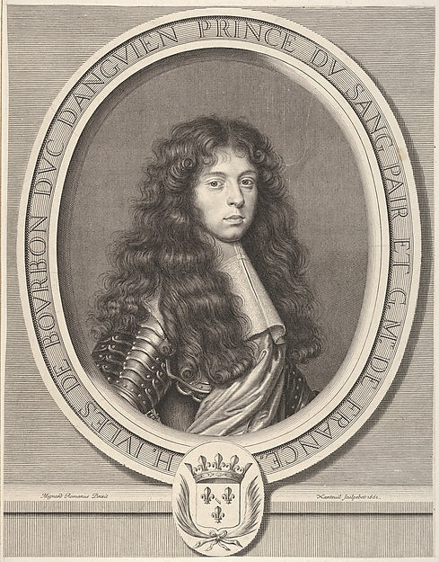 Henri-Jules de Bourdon  duc d'Enghien 1661-Robert Nanteuil,Af,  Poster Print Wall Art