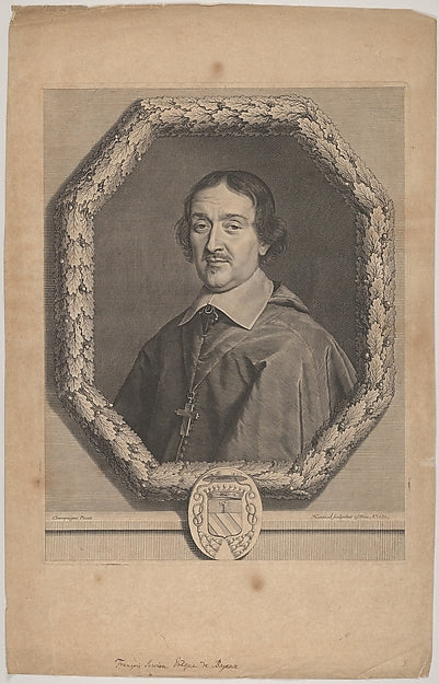 François Servien 1657-Robert Nanteuil,After Philippe de Champ,  Poster Print Wall Art