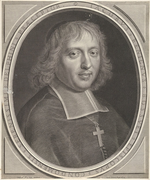 Jacques-Bénigne Bossuet 1674-Robert Nanteuil,  Poster Print Wall Art