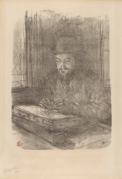 The Master Printmaker:  Adolphe Albert 1898-Henri de Toulouse,16x12"(A3) Poster