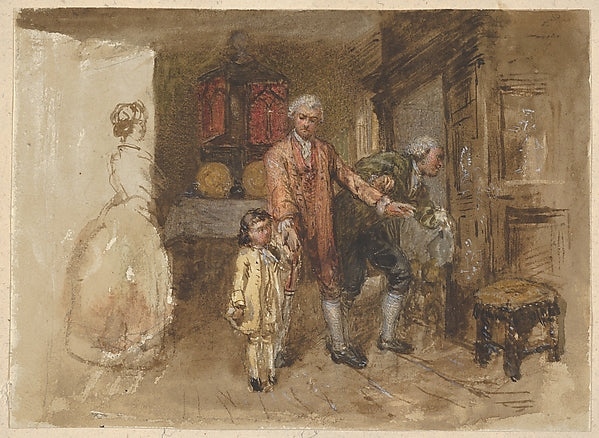 Album with drawings  prints and text 1861–64-Marcus Clayton St,  Poster Print Wall Art