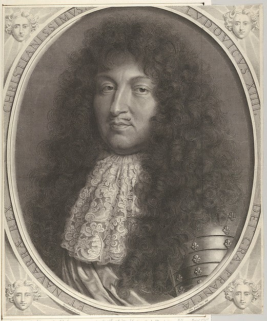 Louis XIV 1686-Robert Nanteuil,  Poster Print Wall Art