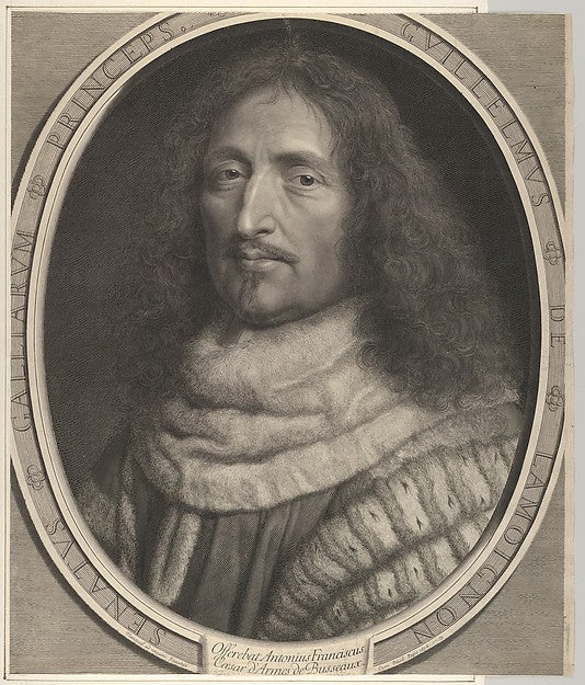 Guillaume de Lamoignon 1676-Robert Nanteuil, Poster Print