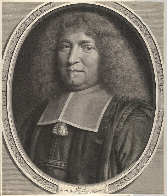 Le chancelier Louis Boucherat 1676-Robert Nanteuil, Poster Print