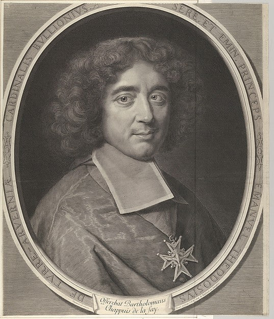 Emmanuel-Théodose de La Tour d'Auvergne  cardinal de Bouillon,  Poster Print Wall Art