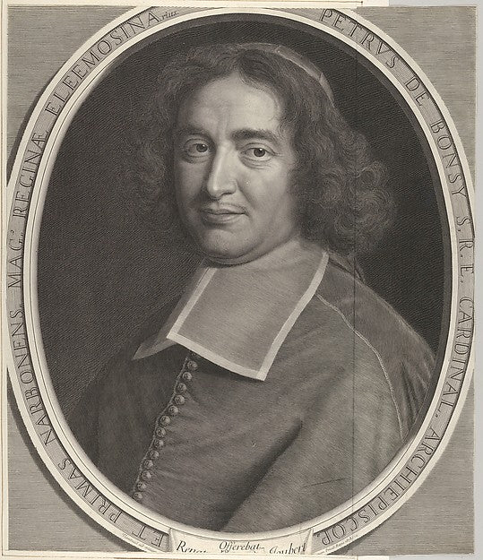 Le cardinal Pierre de Bonzi 1678-Robert Nanteuil, Poster Print