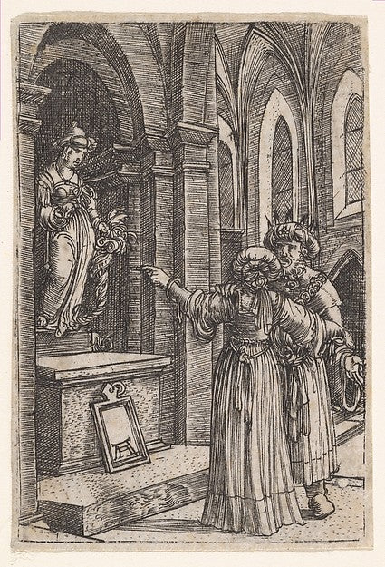 Solomon's Idolatry-Albrecht Altdorfer,16x12"(A3)Poster