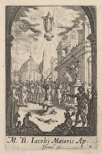 Jacques Callot :Martyrdom of Saint James the Greater from th-16x12"(A3) Poster