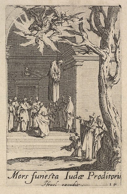 Jacques Callot :Death of Judas from the series 'The little a-16x12"(A3) Poster