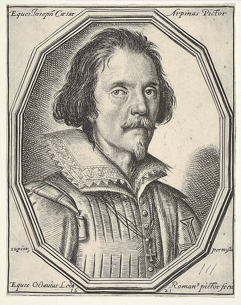 Giuseppe Cesare  called Cavaliere d'Arpino  a bust-length port,  Poster Print