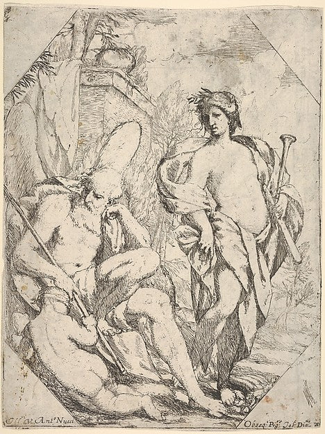 Saturn  Eros  and a Woman-Giuseppe Diamantini ,  Poster Print