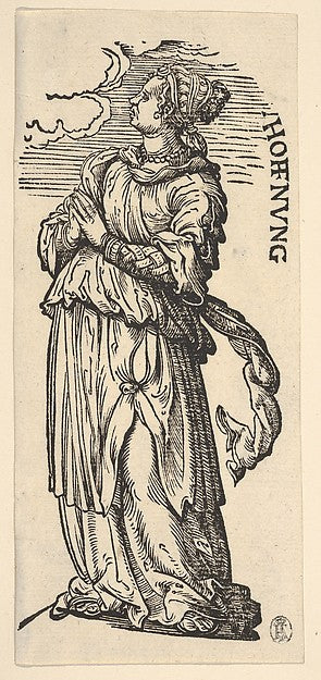 Hans Burgkmair:Hope  from The Seven Virtues -16x12"(A3) Poster