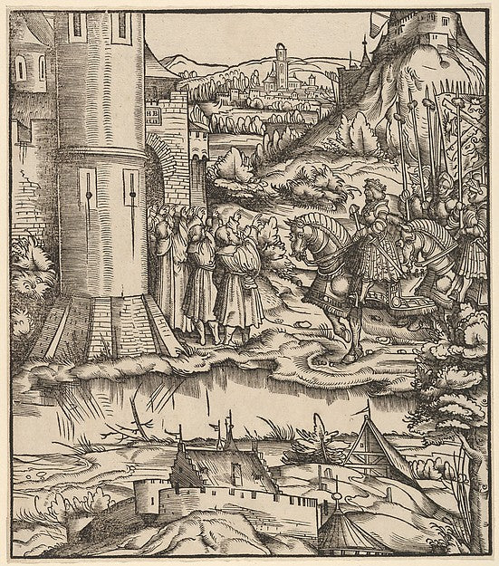 Hans Burgkmair:The Surrender of the Venetian Townships from -16x12"(A3) Poster