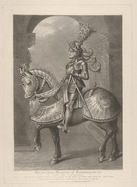 after Hans Burgkmair:Maximilian Emperor of Germany &c. &c. f-16x12"(A3) Poster
