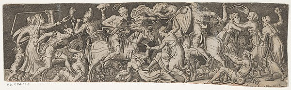 Combats et Triomphes 16th cent-Étienne Delaune ,  Poster Print Wall Art