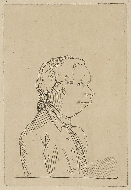 Oliver Goldsmith c1770-Drawn and probably etched by Henry Will,  Poster Print