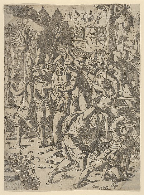 Léonard Limosin - The Betrayal of Christ , Poster Print Wall Art
