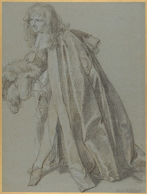 Sir Peter Lely - A Knight of the Order of the Garter 1663–71, Poster Print Wall Art