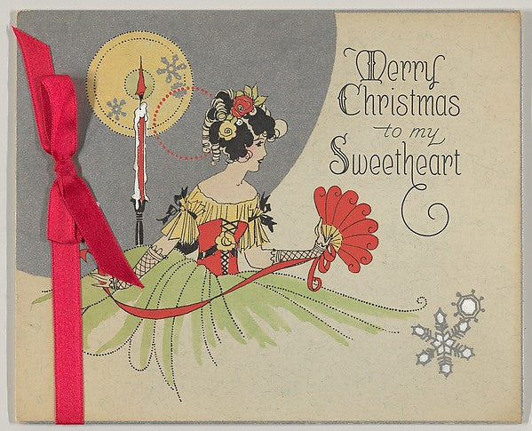 Anonymous - Merry Christmas to my Sweetheart 1920s, Poster Print Wall Art