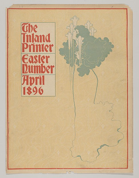 Anonymous, American, 19th century:Cover: The Inland Printer -16x12"(A3) Poster