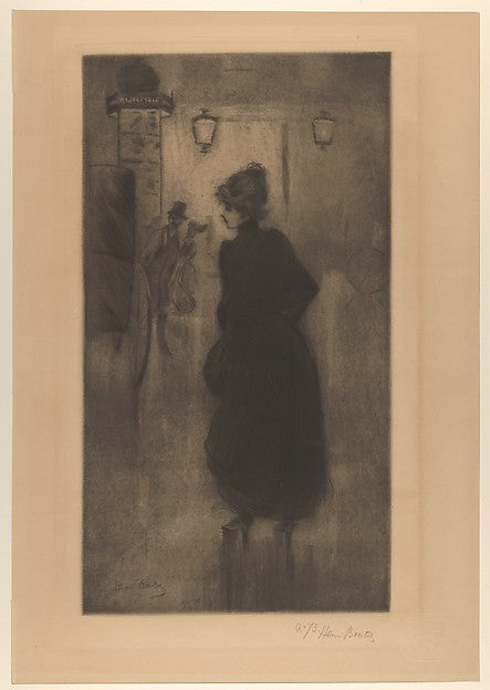 Henri Boutet 1851–1919 Paris) - Parisian Woman 1893, Poster Print Wall Art