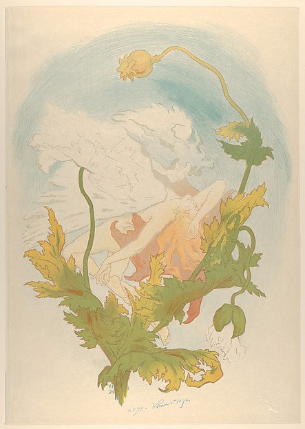 Victor Emile Prouvé - L'Opium 1894, Poster Print Wall Art