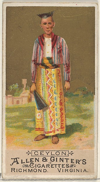 :Ceylon from the Natives in Costume series for Allen & Ginte-16x12"(A3) Poster