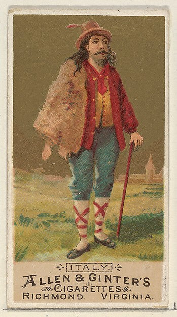 :Italy from the Natives in Costume series for Allen & Ginter-16x12"(A3) Poster