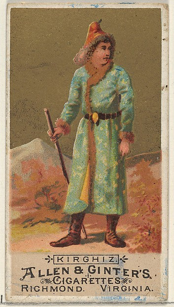 :Kirghiz from the Natives in Costume series for Allen & Gint-16x12"(A3) Poster