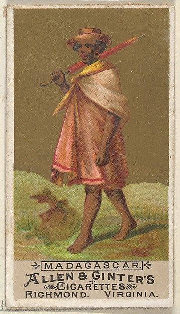 :Madagascar from the Natives in Costume series for Allen & G-16x12"(A3) Poster