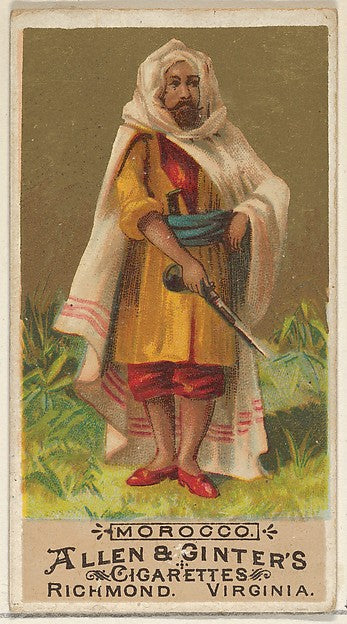 :Morocco from the Natives in Costume series for Allen & Gint-16x12"(A3) Poster