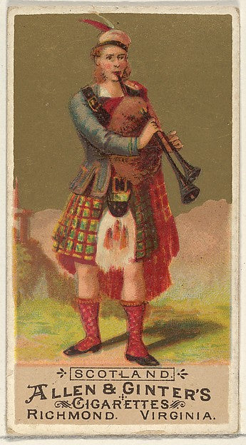 :Scotland from the Natives in Costume series for Allen & Gin-16x12"(A3) Poster