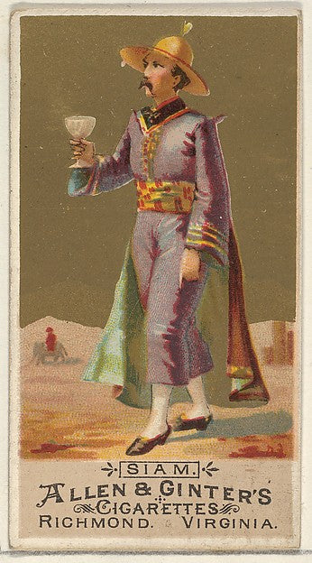 :Siam from the Natives in Costume series for Allen & Ginter-16x12"(A3) Poster