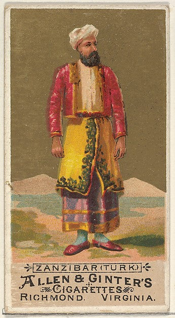 :Zanzibar  from the Natives in Costume series for Allen & Gi-16x12"(A3) Poster
