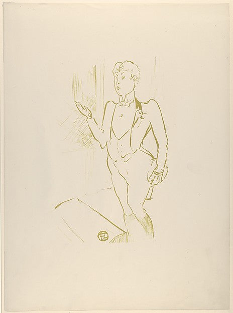 Mary Hamilton  1893-Henri de Toulouse-Lautrec,16x12"(A3) Poster
