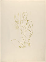 Mary Hamilton  1893-Henri de Toulouse-Lautrec,16x12"(A3) Poster