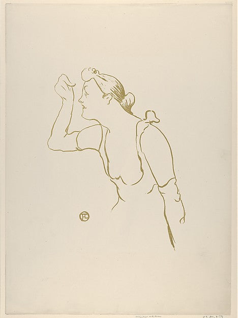 Paula Brébion  1893-Henri de Toulouse-Lautrec,16x12"(A3) Poster