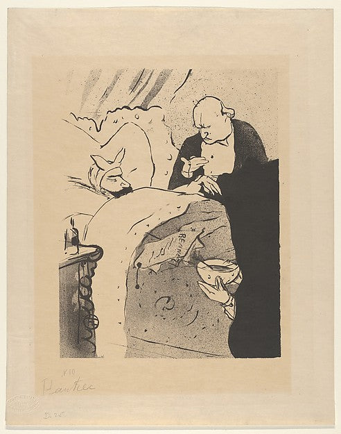 Carnot Is Sick!  1893-Henri de Toulouse-Lautrec,16x12"(A3) Poster