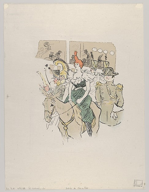 Entrée de Cha-u-Kao  from Le Rire  No. 67  15 February 1896 18,16x12"(A3) Poster
